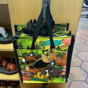 San Diego Zoo Wildlife Alliance Jungle Animal Reusable Tote Bag